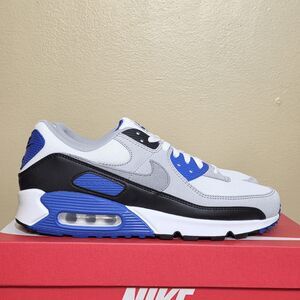Nike Air Max 90 Hyper Royal White DM0029-112 Men's Size 10